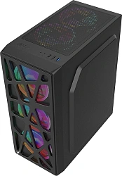 Корпус Formula Mana AR V2 черный без БП ATX 4x120mm 2xUSB2.0 1xUSB3.0 audio bott PSU
