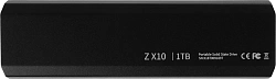 Накопитель SSD Netac USB-C 1TB NT01ZX10-001T-32BK ZX10 черный