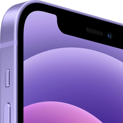 Смартфон Apple A2403 iPhone 12 64Gb 4Gb фиолетовый моноблок 3G 4G 1Sim 6.1" 1170x2532 iOS 16 12Mpix 802.11 a/b/g/n/ac/ax NFC GPS Protect