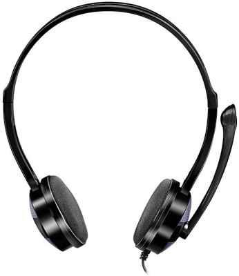 Гарнитура накладные Sven AP-151MV 1.2м черный проводные оголовье (SV-015411)