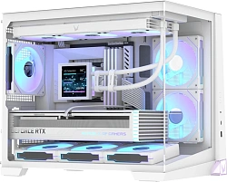 Корпус Formula Crystal Z4M белый без БП mATX 2x120mm 1xUSB2.0 1xUSB3.0 audio bott PSU