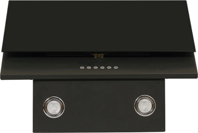 Вытяжка каминная Elikor Рубин S4 60П-700-Э4Д антрацит/черное стекло управление: кнопочное (1 мотор)