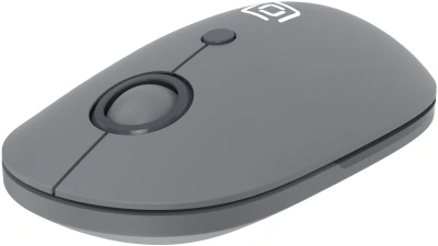Мышь Оклик 408MW графитовый оптическая 1600dpi silent беспров. USB для ноутбука 4but (2007533)