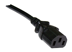 Шнур питания Lanmaster LAN-PP13/SHA-2.0-BK C13-Schuko проводник.:3x0.75мм2 2м 220В 10А черный