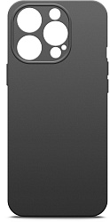 Чехол (клип-кейс) BoraSCO для Apple iPhone 15 Pro Microfiber Case черный (72429)