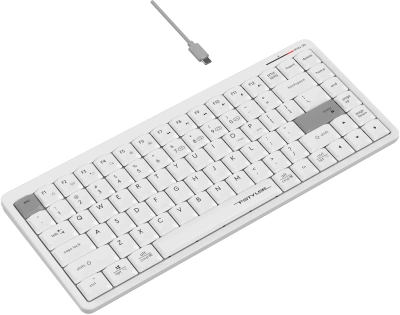 Клавиатура A4Tech Fstyler FBX53C белый USB беспроводная BT/Radio slim Multimedia (FBX53C)