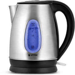 Чайник электрический Vitek VT-7039 1.7л. 2200Вт сталь корпус: металл