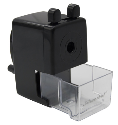 Точилка для карандашей механическая Silwerhof 194013 1 отверстие черный