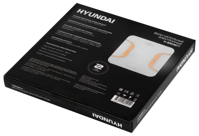 Весы напольные электронные Hyundai H-BS03871 макс.180кг белый