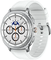 Смарт-часы Samsung Galaxy Watch 8 Classic 1.34" Super AMOLED корп.серебристый рем.белый (SM-L500NZWAMEA)