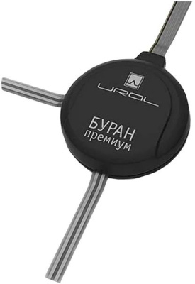 Антенна автомобильная Ural Буран Premium Light активная радио каб.:2.75м черный (URAL БУРАН PREMIUM LIGHT)