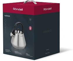 Чайник металлический Rondell Brando RDS-2013 2.8л. стальной