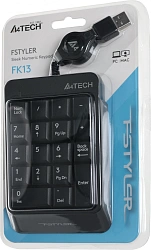 Числовой блок A4Tech Fstyler FK13 серый USB slim для ноутбука (FK13 USB ( GREY))