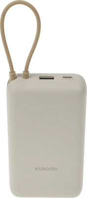 Мобильный аккумулятор Xiaomi BHR8851GL 20000mAh 33W 3A USB-A/USB-C бежевый