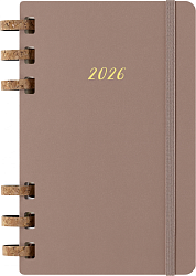 Еженедельник Moleskine SPIRAL Large 130х210мм обложка картон 200стр. спираль сиреневый