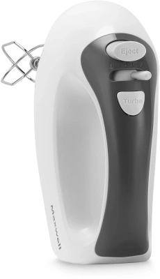 Миксер ручной Maxwell MW-1356 W 300Вт белый/серый