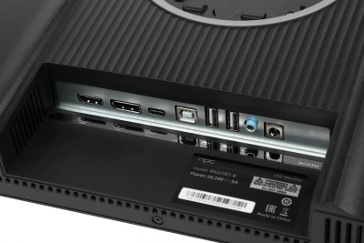 Монитор NPC 27" MU2707-K черный IPS LED 5ms 16:9 HDMI M/M матовая HAS Piv 1000:1 250cd 178гр/178гр 3840x2160 60Hz G-Sync FreeSync DP 4K USB 6.1кг