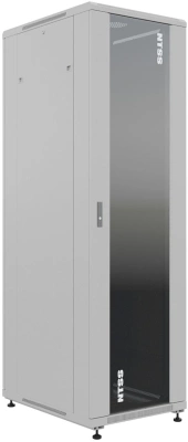 Шкаф серверный NTSS Премиум (NTSS-R32U6080GS) напольный 32U 600x800мм пер.дв.стекл металл 900кг серый 1542мм 71.3кг 1542мм IP20 сталь