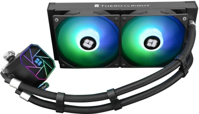Система водяного охлаждения Thermalright Aqua Elite 240 V3 ARGB Soc-AM5/AM4/1151/1200/2066/1700 черный 4-pin 25.6dB Al Ret (A-ELITE-BL-240-ARGB-V3)