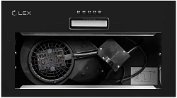 Вытяжка встраиваемая Lex GS Bloc LIGHT 600 черный управление: кнопочное (1 мотор)