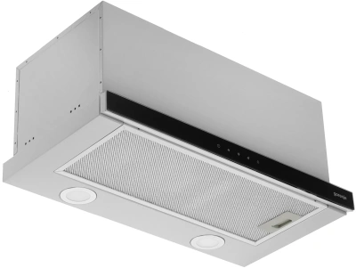 Вытяжка встраиваемая Gorenje TH60E8SGB серебристый управление: кнопочное (1 мотор)