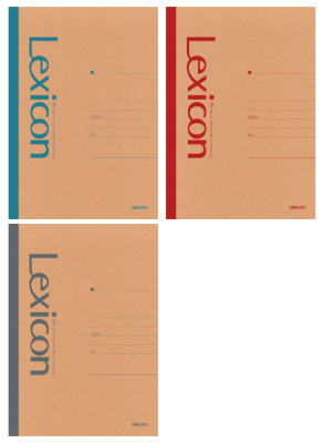 Тетрадь Deli 23212 A5 100л линейка ассорти