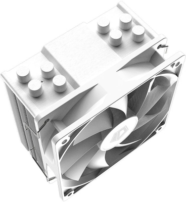 Устройство охлаждения(кулер) ID-Cooling SE-214-XT ARGB Soc-AM5/AM4/1200/1700/1851 белый 4-pin 14-31dB Al+Cu 180W 850gr Ret (SE-214-XT ARGB WHITE)
