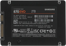 Накопитель SSD Samsung SATA-III 2TB MZ-77E2T0BW 870 EVO 2.5"