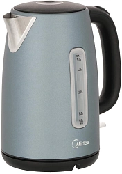 Чайник электрический Midea MK-8025 1.7л. 2200Вт серый корпус: металл/пластик