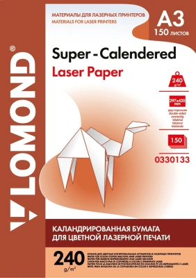 Бумага Lomond 0330133 A3/240г/м2/150л./белый матовое/матовое суперкаландрированная для лазерной печати