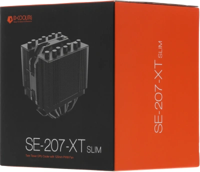Устройство охлаждения(кулер) ID-Cooling SE-207-XT Slim Soc-AM5/AM4/1200/1700/1851 черный 4-pin 15-35dB Al+Cu 220W 760gr Ret