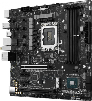 Материнская плата Asus ROG STRIX B760-G GAMING WIFI Soc-1700 Intel B760 4xDDR5 mATX AC`97 8ch(7.1) 2.5Gg RAID+HDMI+DP