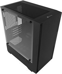 Корпус Оклик OCC-MN307 черный без БП mATX 8x120mm 2xUSB2.0 1xUSB3.0 audio bott PSU