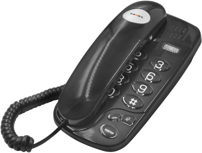 Телефон проводной Texet TX-238 черный