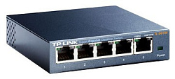 Коммутатор TP-Link TL-SG105 (L2) 5x1Гбит/с неуправляемый