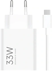 Сетевое зар./устр. Xiaomi BHR9956EU 33W 3A (PD) USB универсальное белый