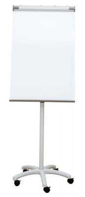 Флипчарт Cactus CS-FCR-M67x105 магнитно-маркерная меламиновая 67x105см на роликах