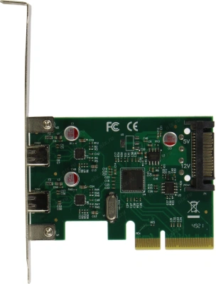 Контроллер PCI-E ASM1142 2xUSB3.1 Type-C Bulk