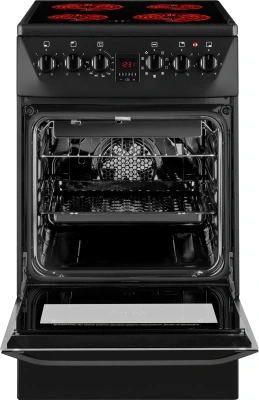 Плита Электрическая Weissgauff WES 2V16 BE Premium Line черный стеклокерамика (без крышки)