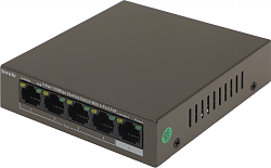 Коммутатор Tenda TEF1105P-4-63W (L2) 5x100Мбит/с 4PoE 58W неуправляемый