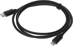 Кабель Buro PD18W USB Type-C (m)-Lightning (m) 1м черный