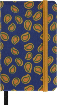 Блокнот Moleskine LIMITED EDITION PRESCIOUS & ETHICAL SILK LEPSILKMP012BLUE XS 65х105мм 160стр. нелинованный подар.кор. синий