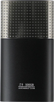 Накопитель SSD Netac USB-C 500Gb NT01Z9-500G-32BK Z9 1.8" черный