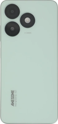 Смартфон Itel A667LP A50 64Gb 3Gb зеленый моноблок 3G 4G 2Sim 6.6" 720x1612 Android 14 8Mpix 802.11 b/g/n GPS GSM900/1800 GSM1900 A-GPS microSD max512Gb