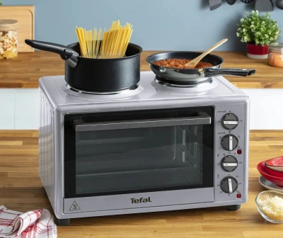 Мини-печь Tefal OF463D30 32л. 3000Вт серебристый/черный
