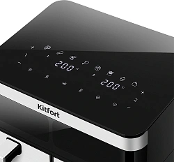Аэрогриль Kitfort КТ-8110 2700Вт серебристый/черный