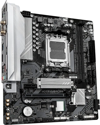Материнская плата Gigabyte B650M GAMING WIFI6E SocketAM5 AMD B650 2xDDR5 mATX AC`97 8ch(7.1) 2.5Gg RAID+VGA+HDMI