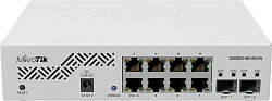 Коммутатор MikroTik CSS610-8G-2S+IN (L2) 8x1Гбит/с 2x10Гбит/с 2SFP+ 1PoE управляемый