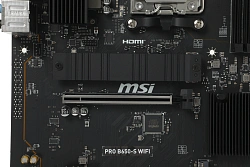 Материнская плата MSI PRO B650-S WIFI Socket AM5 AMD B650 4xDDR5 ATX AC`97 8ch(7.1) 2.5Gg RAID+HDMI+DP