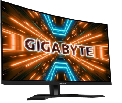 Монитор Gigabyte 31.5" M32UC черный VA LED 1ms 16:9 HDMI M/M HAS 350cd 178гр/178гр 3840x2160 144Hz FreeSync Premium Pro DP 4K USB 7.8кг